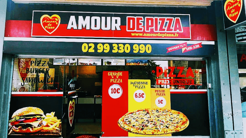 Amour de pizza Rennes Villejean